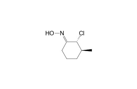 (E)-trans-2-Chloro-3-methylcyclohexan-1-one oxime