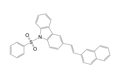 3-[(E)-2-naphthalen-2-ylethenyl]-9-(phenylsulfonyl)carbazole