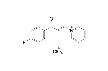 trans-1-[3-(p-fluorophenyl)-3-oxopropenyl]pyridinium perchlorate