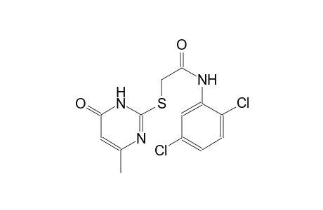 N-(2,5-dichlorophenyl)-2-[(4-hydroxy-6-methyl-2-pyrimidinyl)sulfanyl]acetamide