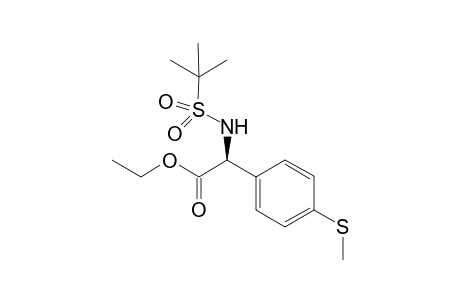 (S)-Ethyl-2-(1,1-dimethylethylsulfonamido)-2-(4-(methylthio)phenyl)acetate