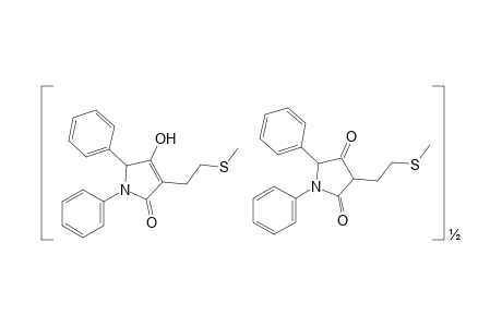 1,5-diphenyl-3-[2-(methylthio)ethyl]-2,4-pyrrolidinedione
