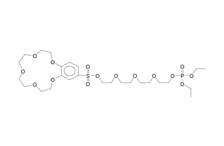 1-O-(4'-BENZO-15-CROWN-5-SULPHONYL)-13-O-DIETHOXYPHOSPHORYL-1,4,7,10,13-PENTAOXATRIDECANE