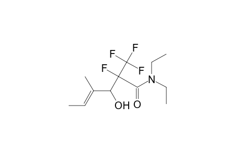 (E)-N,N-Diethyl-2-fluoro-3-hydroxy-4-methyl-2-trifluoro-methyl-4-hexenamide