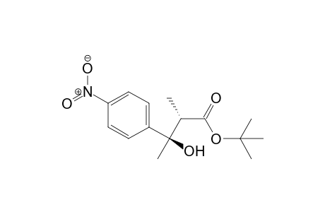 Anti-tert-butyl 3-hydroxy-2-methyl-3-(4-nitrophenyl)butanoate