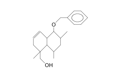 (4R,4AR, 5S,7S,8S,8aS)-4,5,7-trimethyl-8-benzyloxy-4-hydroxymethyl-3,4,4a,6,7,8,8a-octahydro-naphthalene