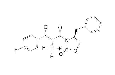 (4-S)-BENZYL-3-[(2-R,3-S)-3-(4-FLUOROPHENYL)-3-HYDROXY-2-(TRIFLUOROMETHYL)-PROPANOYL]-OXAZOLIDIN-2-ONE
