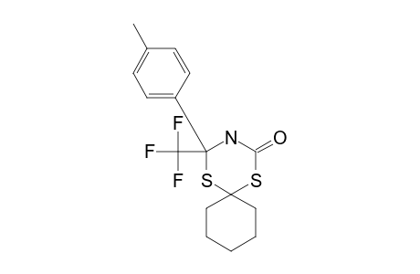2,3-DIHYDRO-6,6-PENTAMETHYLENE-2-(4-METHYLPHENYL)-2-TRIFLUOROMETHYL-1,3,5-DITHIAZIN-4-ONE
