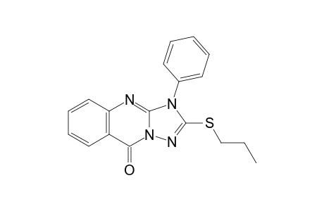 3-Phenyl-2-(propylthio)-[1,2,4]triazolo[5,1-b]quinazolin-9-one