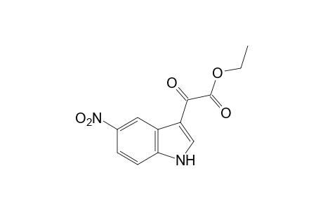 5-nitro-3-indoleglyoxylic acid, ethyl ester