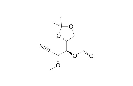 4,5-O-Isopropylidene-3-O-formyl-2-O-methyl-D-arabinononitrile