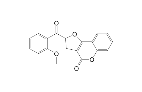 4H-Furo[3,2-c][1]benzopyran-4-one, 2,3-dihydro-2-(2-methoxybenzoyl)-