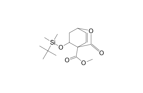 Methyl 2-(tert-Butyldimethylsiloxy)-5-oxa-6-oxobicyclo[2.2.2]oct-8-enecarboxylate