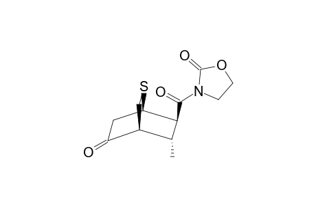 (1'R*,4'R*,5'R*,6'R*)-3-(5'-METHYL-2'-THIABICYCLO-[2.2.2]-OCTAN-8'-ONE-6'-CARBONYL)-2-OXAZOLIDINONE