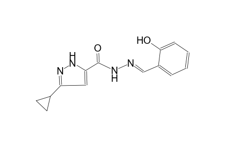 1H-pyrazole-5-carboxylic acid, 3-cyclopropyl-, 2-[(E)-(2-hydroxyphenyl)methylidene]hydrazide