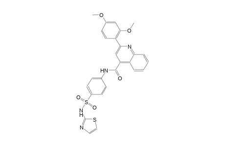 2-(2,4-dimethoxyphenyl)-N-{4-[(1,3-thiazol-2-ylamino)sulfonyl]phenyl}-4-quinolinecarboxamide