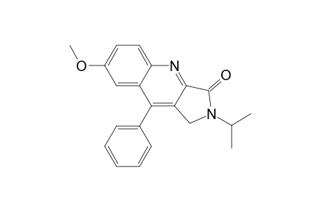 2-Isopropyl-7-methoxy-9-phenyl-1H-pyrrolo[3,4-b]quinolin-3(2H)-one