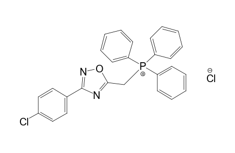 {[3-(p-chlorophenyl)-1,2,4-oxadiazol-5-yl]methyl}triphenylphosphonium chloride