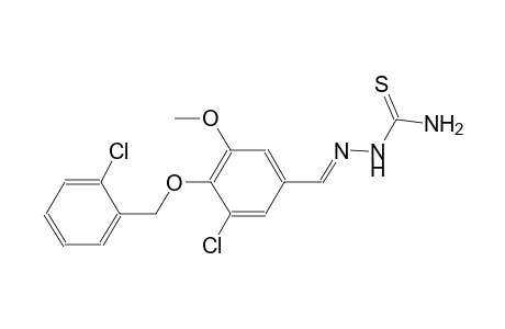 3-chloro-4-[(2-chlorobenzyl)oxy]-5-methoxybenzaldehyde thiosemicarbazone