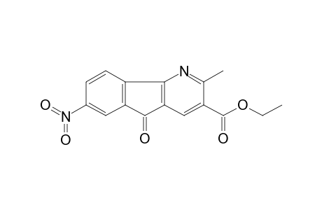 5-keto-2-methyl-7-nitro-indeno[2,1-e]pyridine-3-carboxylic acid ethyl ester