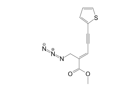 (E)-Methyl 2-(azidomethyl)-5-(thiophen-2-yl)pent-2-en-4-ynoate