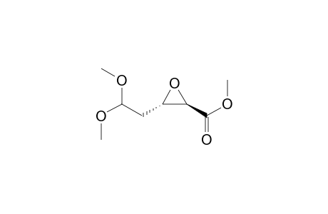 methyl 5,5-dimethoxypent-2(E)-enoate2(R),3(S)-oxide