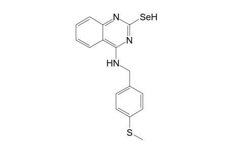 2-Hydroseleno-4-(4'-methylthiobenzyl)aminoquinazoline