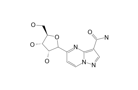 5-RIBOFURANOSYL-PYRAZOLO-[1,5-A]-PYRIMIDINE-3-CARBOXAMIDE