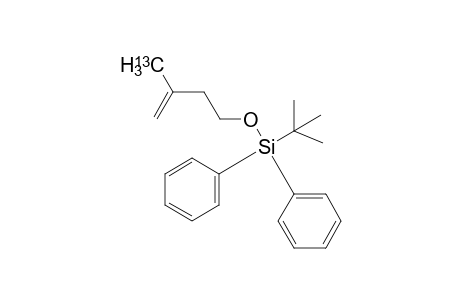 tert-Butyl((3-((13C)methyl)but-3-en-1-yl)oxy)diphenylsilane