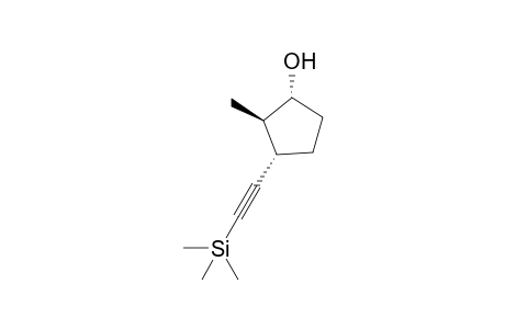 (1R,2R,3S)-2-methyl-3-((trimethylsilyl)ethynyl)cyclopentan-1-ol