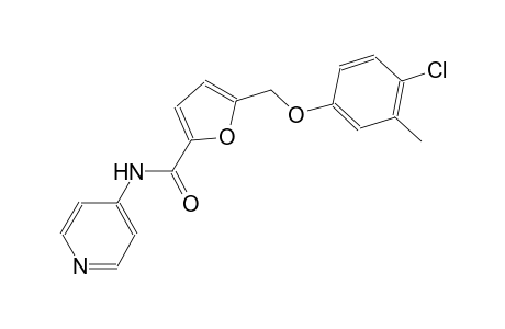 5-[(4-chloro-3-methylphenoxy)methyl]-N-(4-pyridinyl)-2-furamide