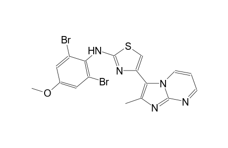 N-(2,6-dibromo-4-methoxy-phenyl)-4-(2-methylimidazo[1,2-a]pyrimidin-3-yl)thiazol-2-amine
