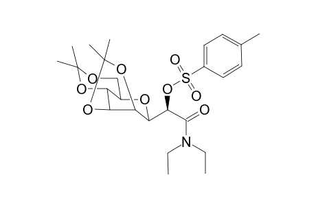 N,N-Diethyl-3,7-anhydro-4,5;6,8-di-O-isopropylidene-2-O-tosyl-D-erythro-L-manno-octanamide