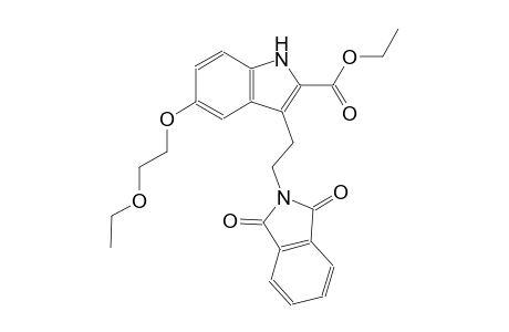 ethyl 3-[2-(1,3-dioxo-1,3-dihydro-2H-isoindol-2-yl)ethyl]-5-(2-ethoxyethoxy)-1H-indole-2-carboxylate