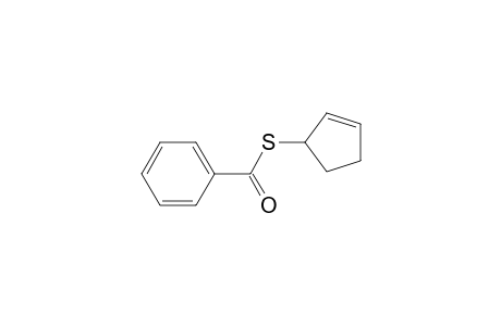 Benzenecarbothioic acid, S-2-cyclopenten-1-yl ester