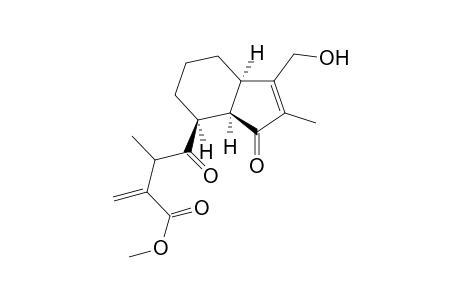 Methyl 4-(7-(Hydroxymethyl)-8-methyl-9-oxobicyclo[4.3.0]non-7-en-2-yl)-3-methyl-2-methylene-4-oxobutanoate
