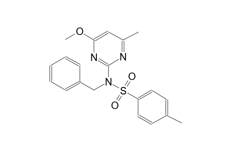 N-benzyl-N-(4-methoxy-6-methyl-2-pyrimidinyl)-4-methylbenzenesulfonamide