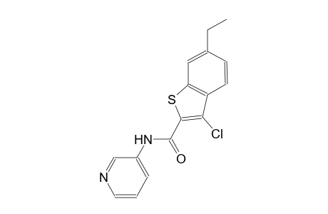 3-chloro-6-ethyl-N-(3-pyridinyl)-1-benzothiophene-2-carboxamide