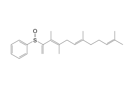 (6E)-3,4,7,11-Tetramethyl-2-phenylsulfinyl-1,3,6,10-dodecatetraene