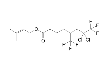 3-Methylbut-2-en-1-yl 7,7-dichloro-8,8,8-trifluoro-5-(trifluoromethyl)octanoate