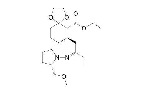 Ethyl (1R,6R)-2,2-Ethylenedioxy)-6-[2-[(2'S)-2'-(methoxymethyl)pyrrolidino]imino]butyl]cyclohexanecarboxylate