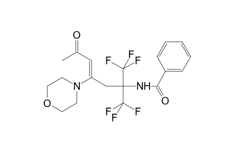 N-[(4Z)-1,1,1-trifluoro-4-(morpholin-4-yl)-6-oxo-2-(trifluoromethyl)hept-4-en-2-yl]benzamide