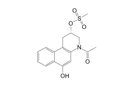 (-)-(2S)-4-Acetyl-2-[(methylsulfonyl)oxy]-6-hydroxy-1,2,3,4-tetrahydrobenzo[f]quinoline