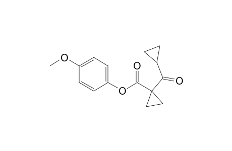 (4-methoxyphenyl) 1-(cyclopropanecarbonyl)cyclopropane-1-carboxylate