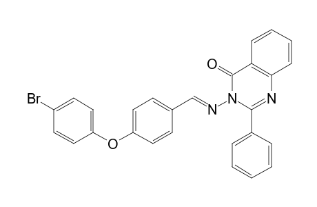 3-({(E)-[4-(4-Bromophenoxy)phenyl]methylidene}amino)-2-phenylquinazolin-4(3H)-one