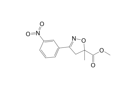 Methyl 3-(3-nitrophenyl)-5-methyl-4,5-dihydroisoxazolin-5-carboxylate