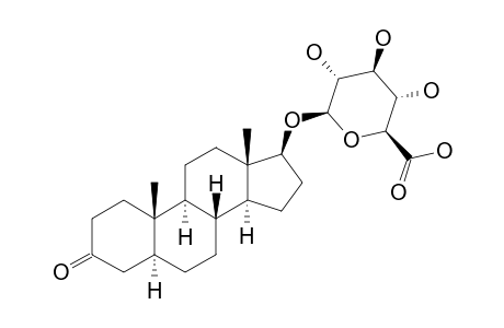 DIHYDROTESTOSTERONE-17-BETA-D-GLUCURONOPYRANOSIDE