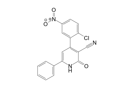 3-cyano-4-(2-chloro-5-nitrophenyl)-6-phenyl-2(1H)-pyridone