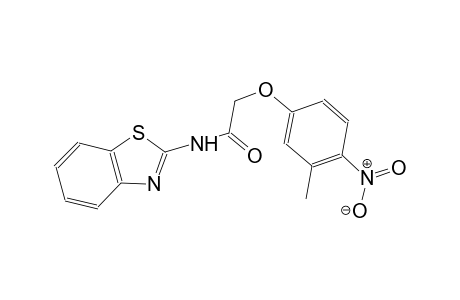 N-(1,3-benzothiazol-2-yl)-2-(3-methyl-4-nitrophenoxy)acetamide