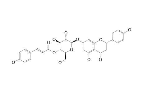 SPERANSKOSIDE;NARIGENIN-7-O-BETA-D-(4''-PARA-COUMAROYL)-GLUCOPYRANOSIDE